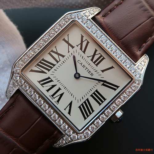 卡地亚钻表 桑托斯系列WH100651钻石手表价格